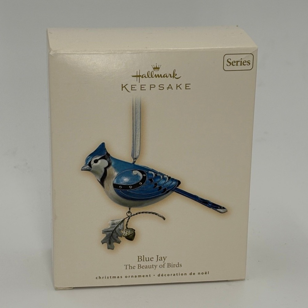 Hallmark Keepsake 2007 Blue Jay Ornament The‎ Beauty of Birds 3rd Series QX7169